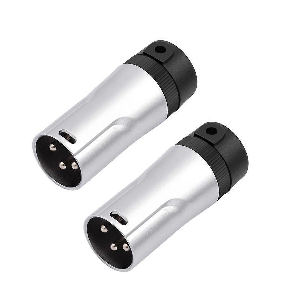 Xlr-adapter Für Mikrofonlötarbeiten, 3-poliger Vergoldeter Xlr-stecker (männlich), 90° Abgewinkelt, Xlr-audiostecker (männlich).