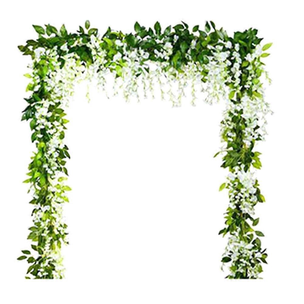 Künstliche, Hängende Glyziniengirlande (5 Stück, Je 1,9 M) Für Hochzeitsbögen Und Blumendekoration.