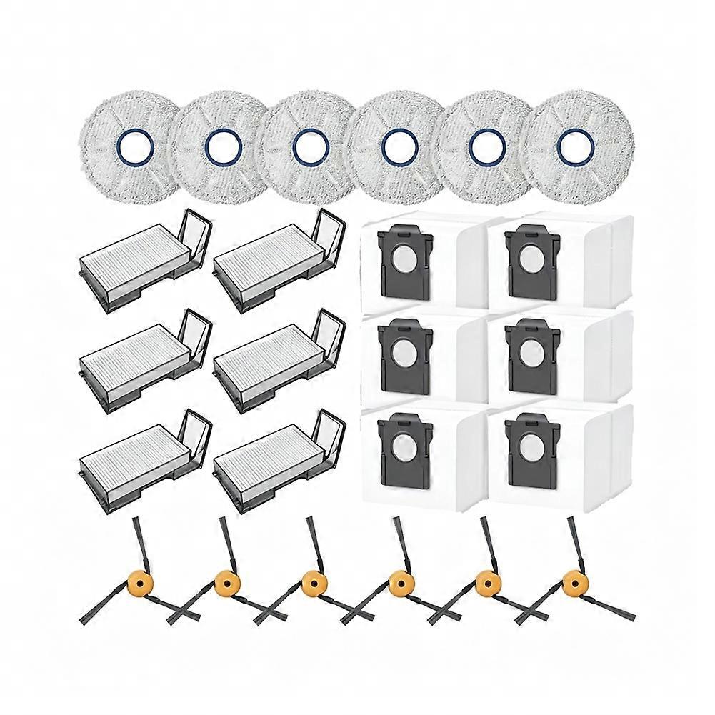 Zubehör Für Dreame X60 Ultra / X60 Master / X60 Max Ultra: Komplettset: Seitenbürste, Reinigungstuch, Staubbeutel, Filter
