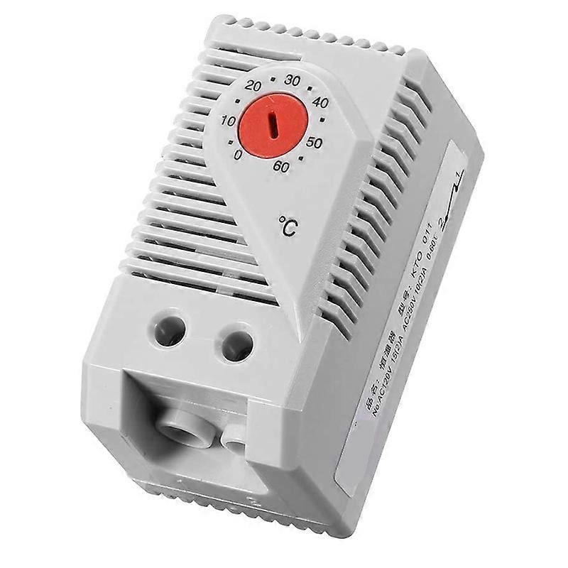 Mechanischer Thermostat, Kto011, Einstellbar Von 0 Bis 60 °c, Kompakt, Normalerweise Geschlossen (nc), Rot.
