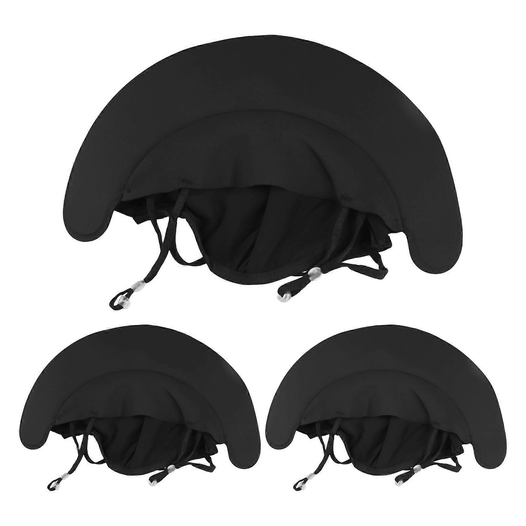 Schwarzer Halswärmer Für Outdoor-sportarten, Winddichter Radschal, Sonnenschutz Im Sommer, Radmaske Aus Eisseide