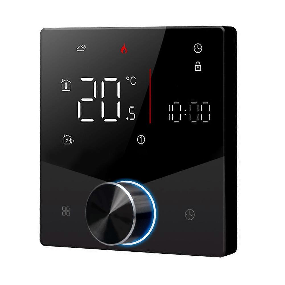 Wlan-thermostat Für Warmwasserbereiter Mit Temperaturregelung, Kompatibel Mit Der Tuya Smart App Und Alexa/google Voice – Schwarz