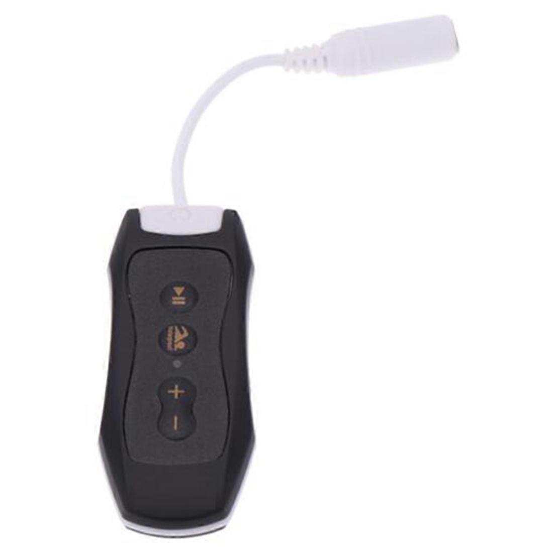 Ipx8 Wasserdichtes Fm-radio, Mp3-player, Kopfhörer Zum Schwimmen Und Tauchen, Stereo Mit Tiefen Bässen, 4g Mp3, Schwarz