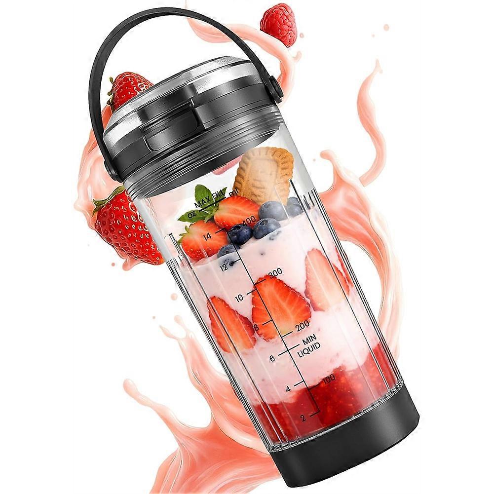 532 Ml (18 Oz) Mixschüssel Mit Ausgießdeckel Und Luftdichtem Verschluss Für Die Tragbaren Standmixer Der Serien Ninja Blast Bc100 Und Bc151, Schwarz