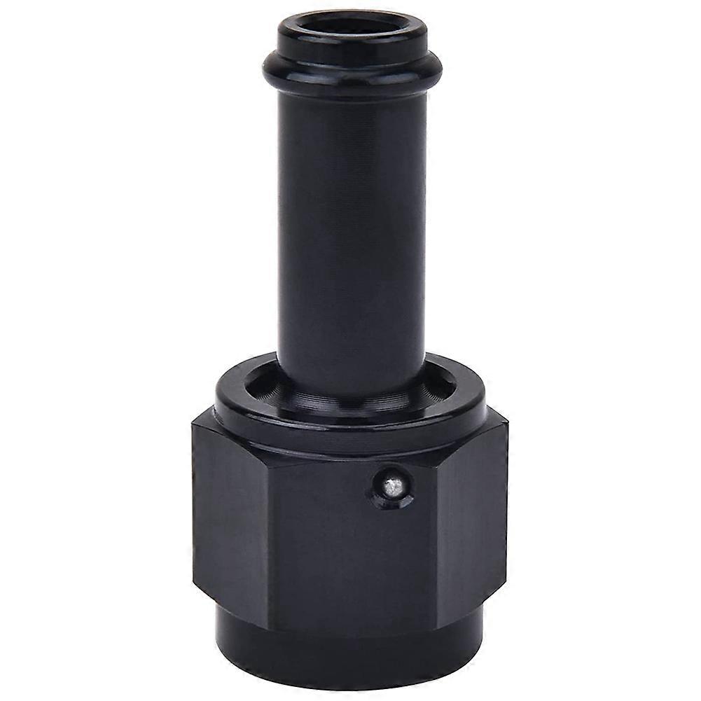 Kraftstoffleitungsadapter Aus Aluminium, 6an-innengewinde Auf 3/8"-geradgelenkanschluss, Schwarz (3/8 Zoll)