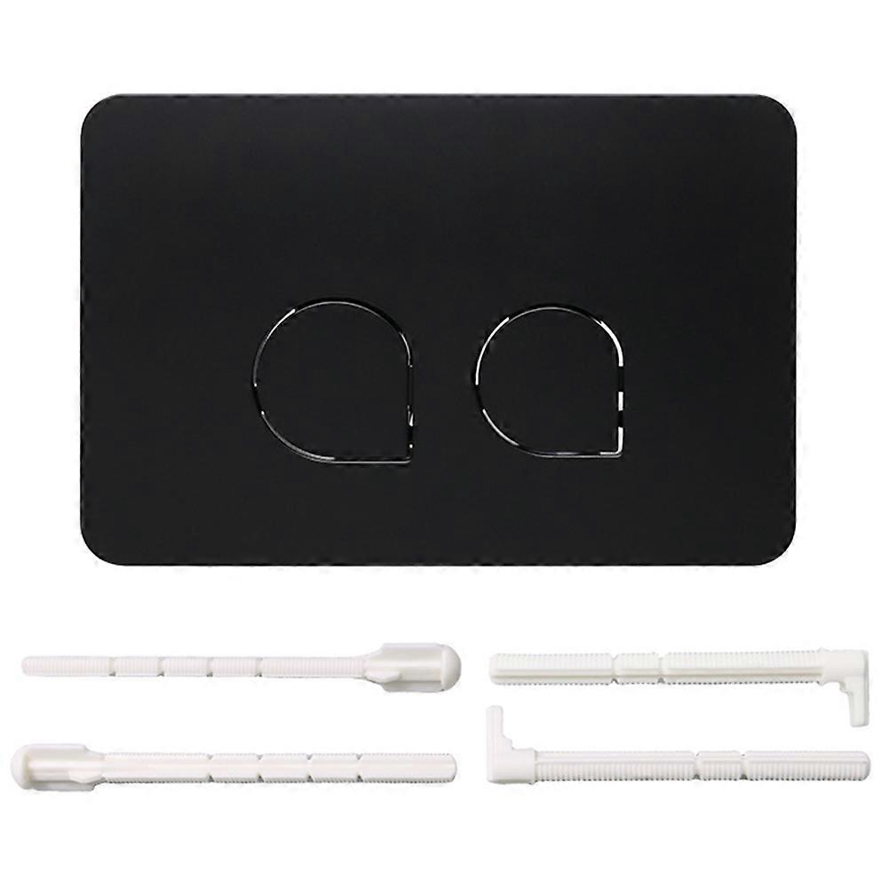 Zweimengenspülung Für Wc Sigma012030, Serie Sigma – Modernes Schwarzes Badaccessoire
