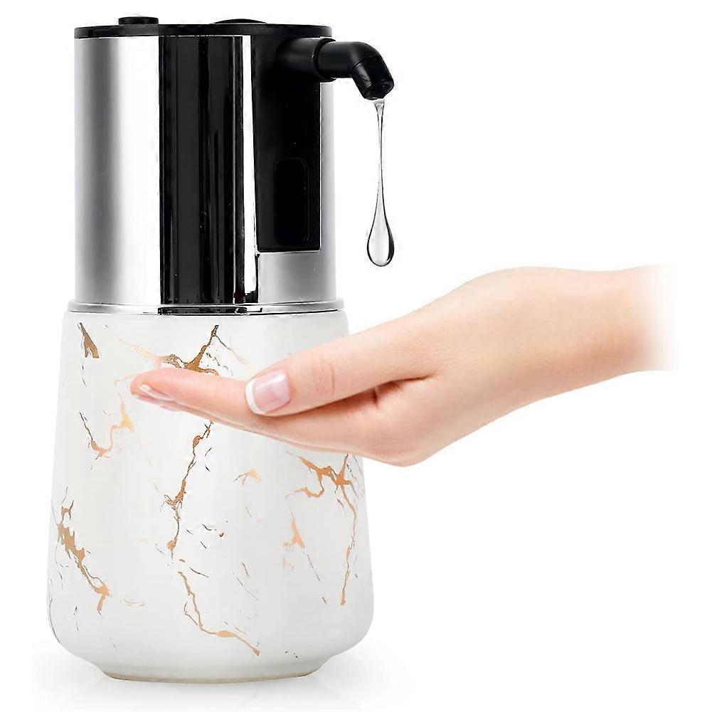 Automatischer, Berührungsloser Seifenspender, Automatischer Seifenspender Fürs Badezimmer, 325 Ml Automatischer Flüssigseifenspender, Weiß