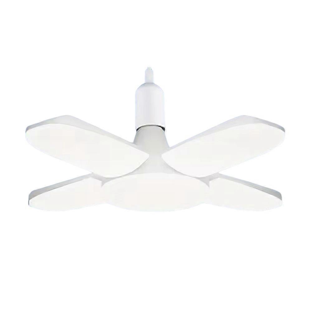 Faltbare Led-deckenleuchte Mit 56 E27-lampen, 28 W, 175-265 V Ac, Weiß 6500 K, Ideal Für Garage Oder Lagerhalle.