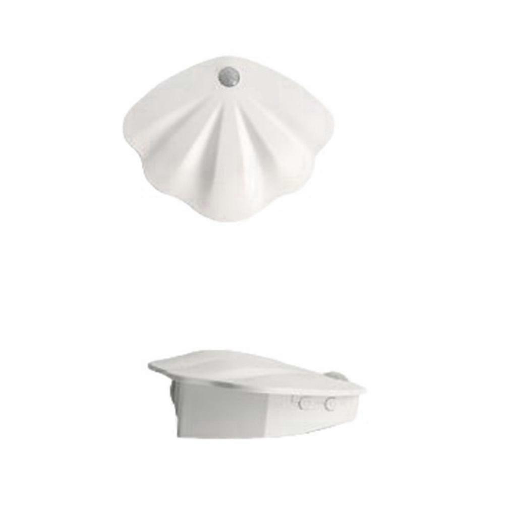 Dekorative, Weiße Nachtleuchte In Muschelform Mit Bewegungsmelder, Wiederaufladbar, Ideal Für Schlafzimmer, Flur Oder Treppenhaus. Perfekt Als Nachtlicht, Spot Oder Wandleuchte.
