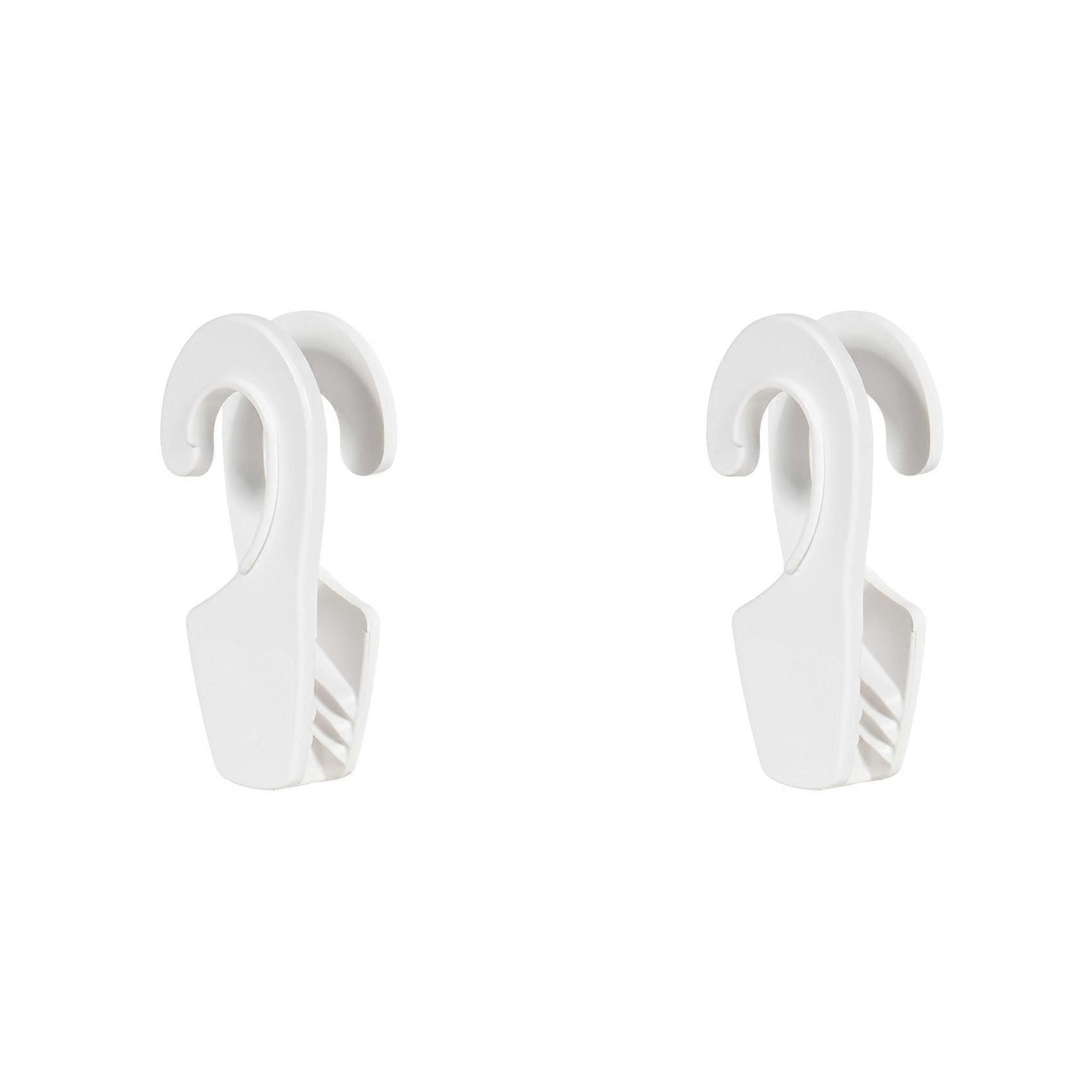 2 Bootsfender-befestigungshaken Für Reling, Schnellverschlussclip, Professioneller Mehrzweck-verstellclip, 25-mm-klemme Mit Weißer Leine