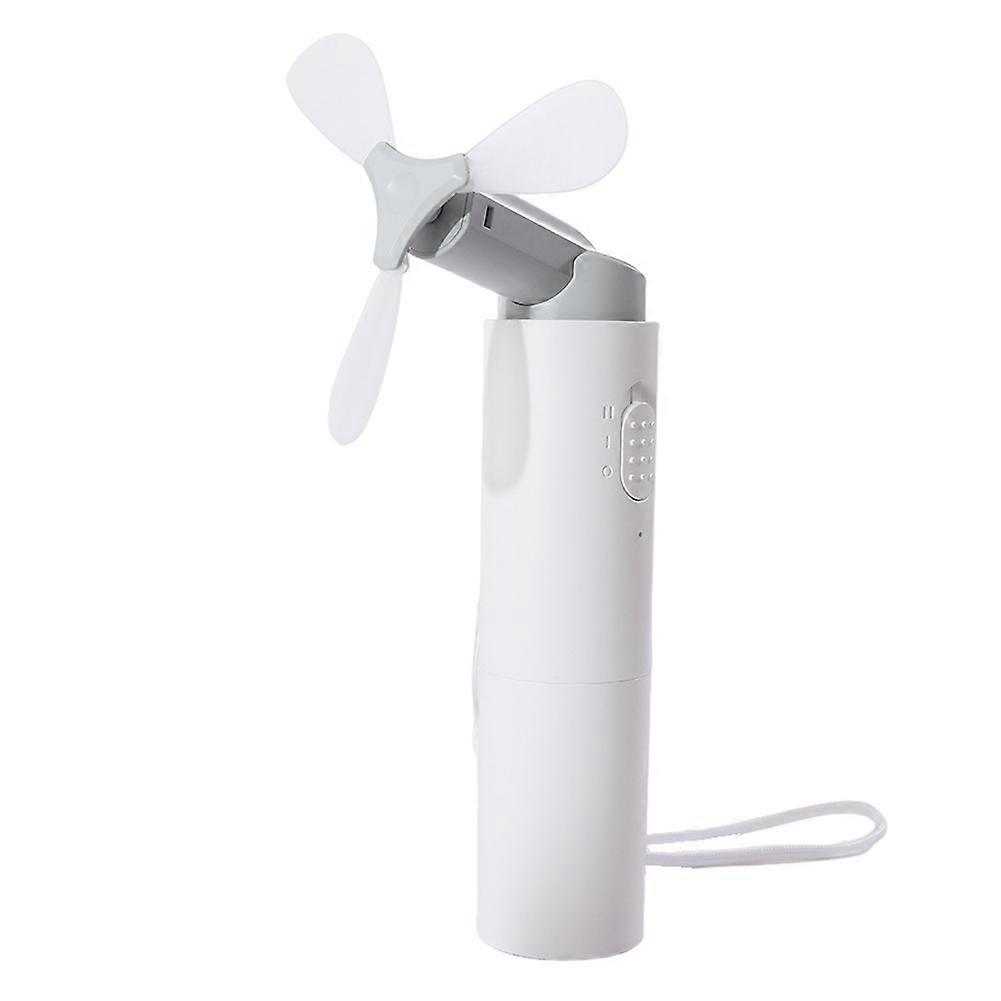 Mini-tragbarer Ventilator, Wiederaufladbar Per Usb-anschluss, 3000 Mah Akku, Akkulaufzeit Über 22 Stunden, Kleiner Weißer Taschenventilator