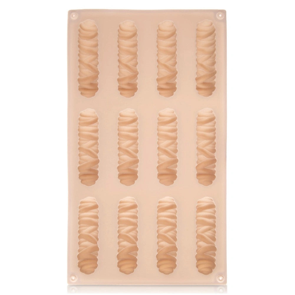 Silicone Cookie & Praline Mold, Beige, 29x17x1.8 Cm