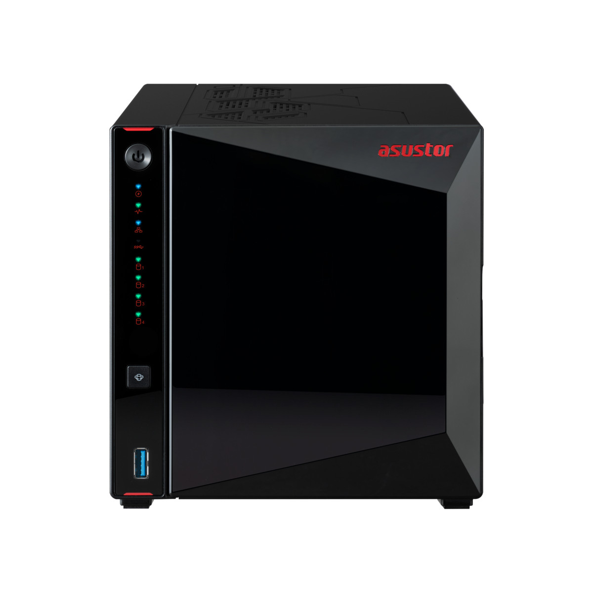 Asustor As5404t Nas & Speicherserver Intel® Celeron® N5105 4 Gb Ddr4 0 Tb Adm Schwarz