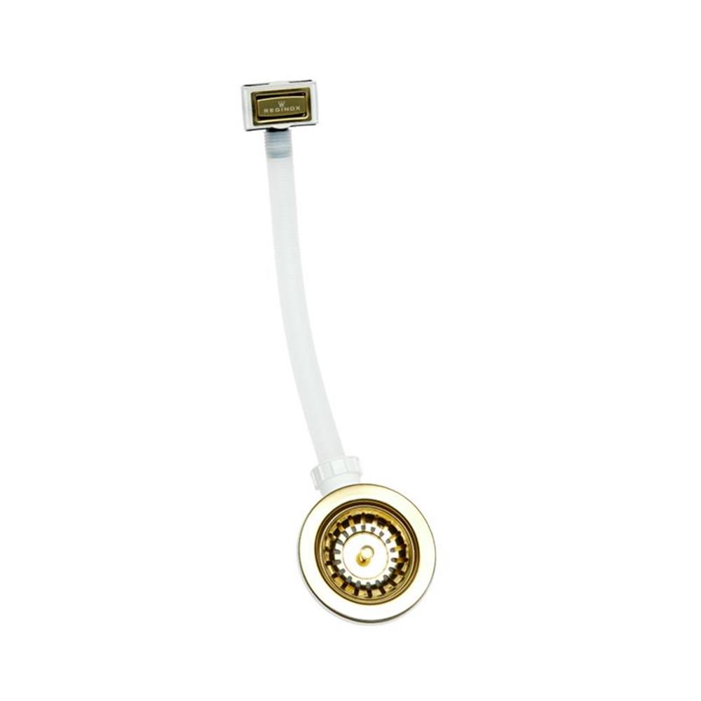 Reginox Ablaufgarnitur 3,5" Gold, Für Spüle Amsterdam 40 / 50 Und Texel 40 / 50