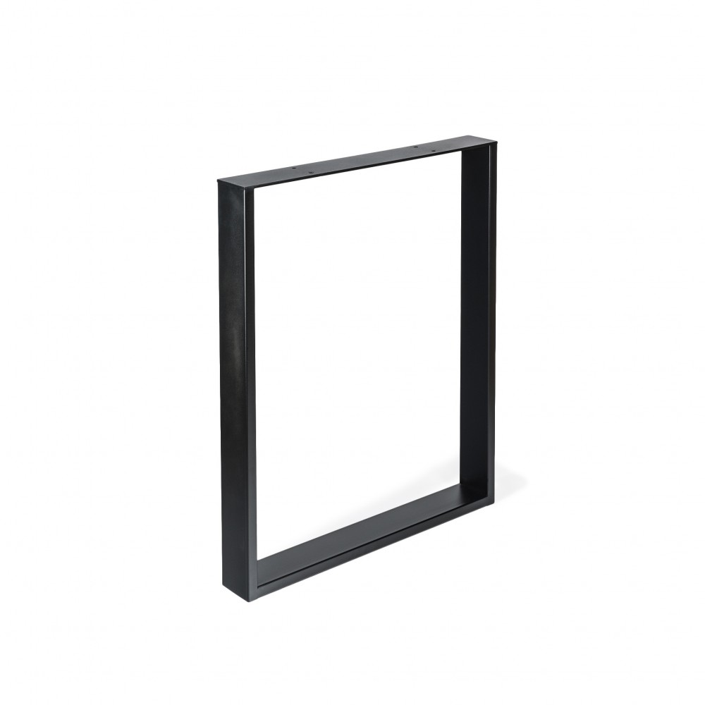 Quadratisches Möbelbein Funktionaler Stil Aus Stahl Schwarzes Poren-finish Diy-restaurierungsprojekte Maße 58080712mm Höhe: 71,2 Cm Einfache Bolt-on-installation 1 Einheit