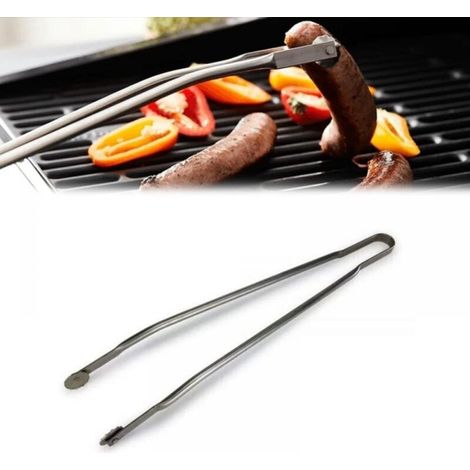 Professionelle 50 Cm Grillzange Mit Rollen – Wurstwendezange Mit Robustem, Langem Griff, Outdoor-kochzubehör Für Grillabende, Buffets Und Barbecues