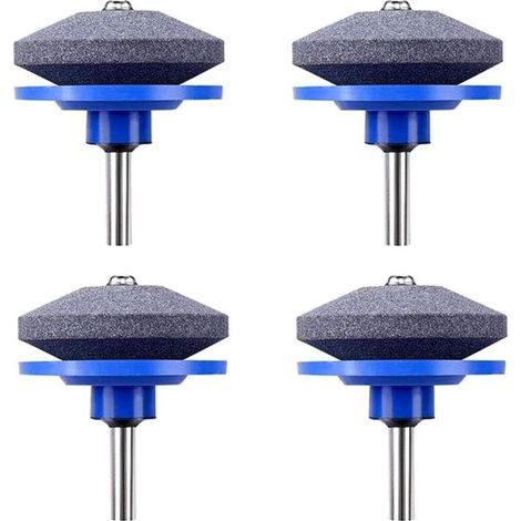 Rasenmäher-schärfset, 4-teilig, Universell, Mit Schleifstein Für Rasenmäher-rotationsmesser, Gartenschleifmaschine Und Reparaturset Für Elektrische Bohrmaschinen Und Handbohrmaschinen