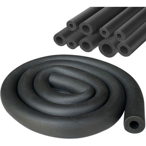Isolierschlauch Für Heizungsrohre Ø 19 Mm Rohrisolierung 1,8 M Isolierschlauch Für Heizungs- Und Klimaanlagenrohre (schwarz, 19 Mm)