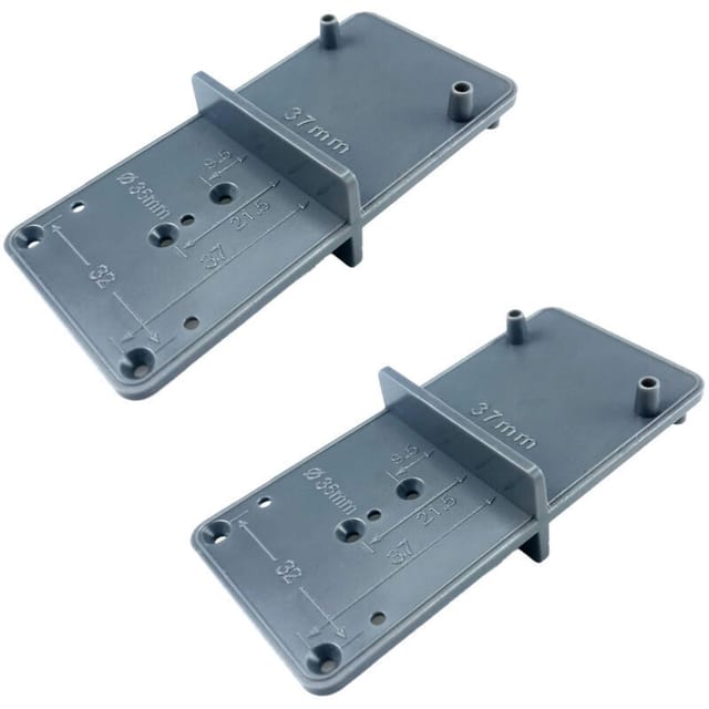 Bohrlehren Für Scharniere, Topflöcher 35 Mm Und 26 Mm, Montageplatte 32 Lochreihen, Exzenterbeschläge, Löcher Mit 25 Mm Und 20 Mm Durchmesser, 2