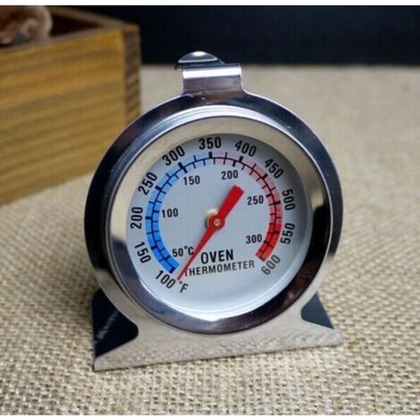 Ofenthermometer 50–300 °c / 100–600 °f, Sofortablesendes Thermometer Für Backofen, Grill, Bratpfanne, Smoker, Edelstahl, Küchenthermometer