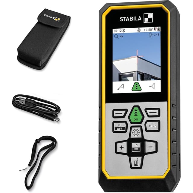 Stabila Laser Entfernungsmesser LD 530 BT mit integriertem Li-Ionen Akku 20123