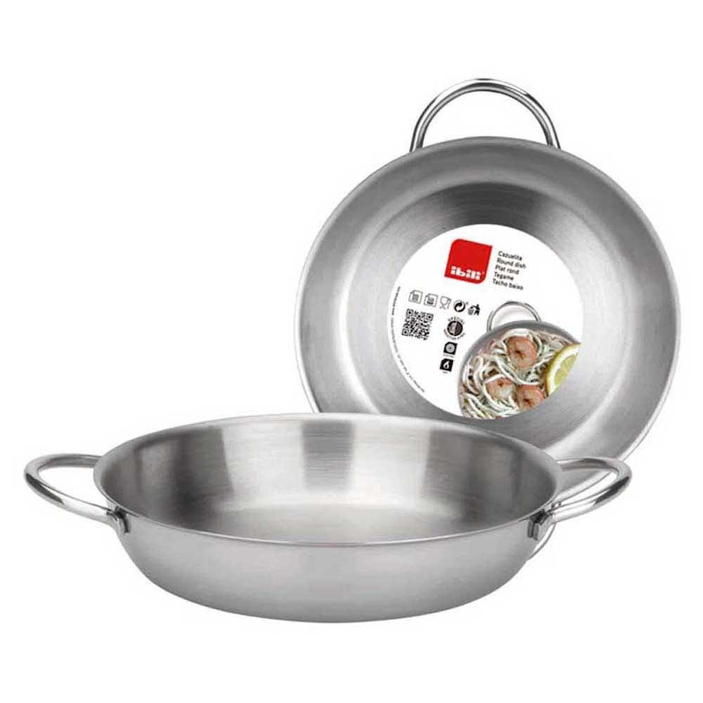 Ibili Runder Edelstahlteller 18 Cm