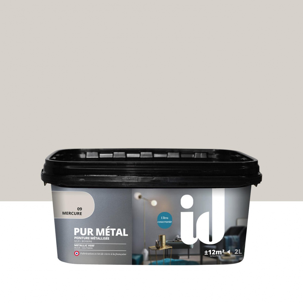 Effektfarbe, Reines Metall 2l Quecksilber Id, Quecksilber, 2l Id