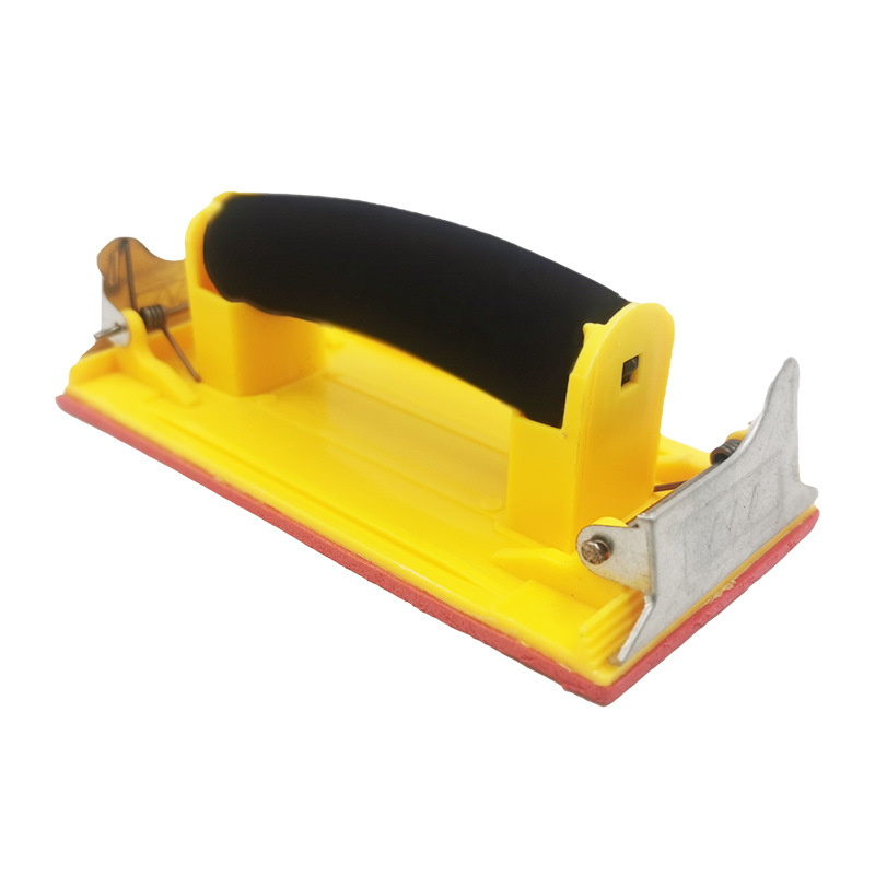 Handschleifer Mit Schwammgriff, Kleiner Handschleifer, 18 × 8,5 × 6,7 Cmhohe Qualität, Die Ideale Wahl Für Familien.