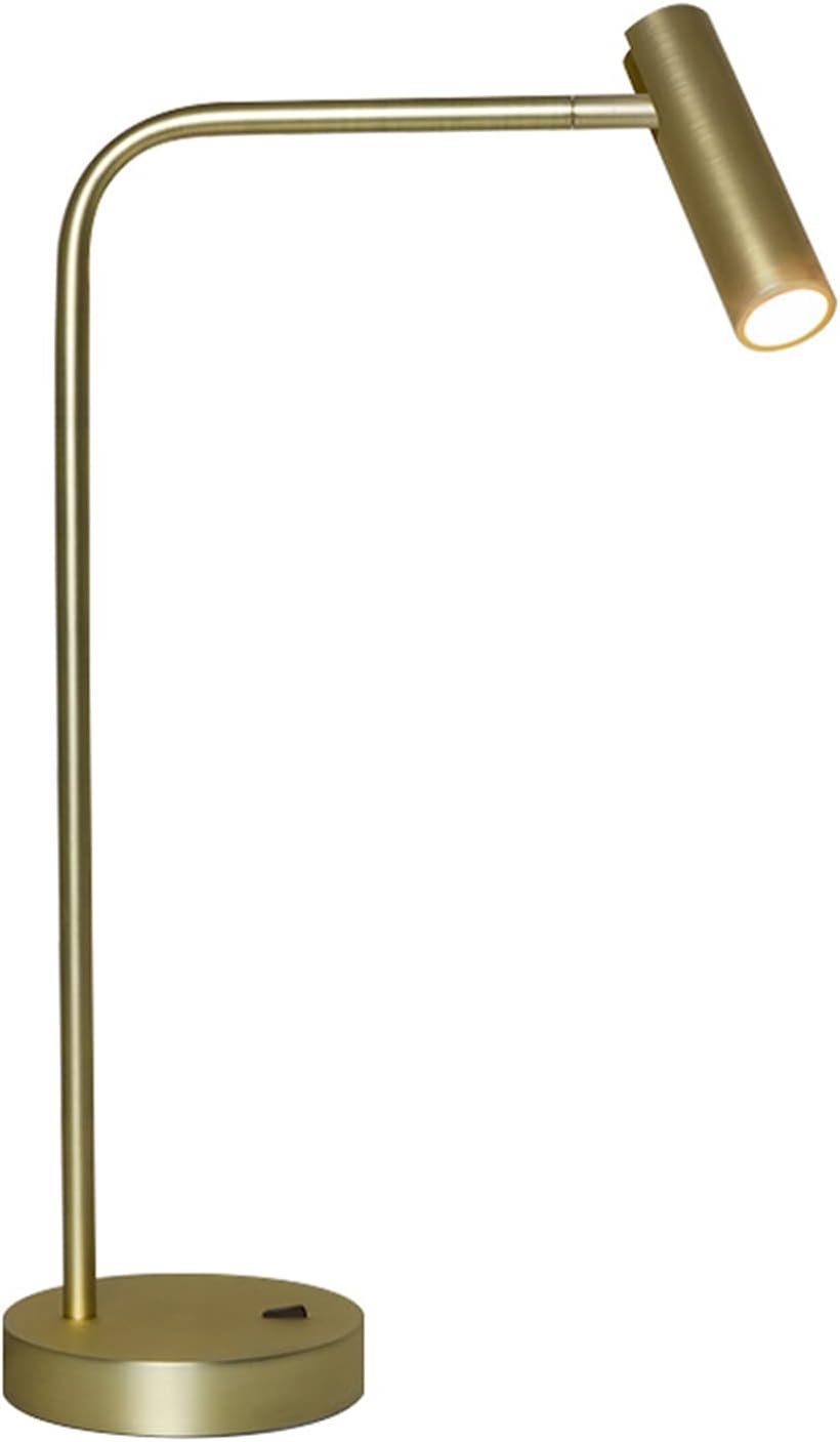 Nachttischlampe, Nachttischlampe Mit Augenschutz, Geeignet Für Zuhause Und Büro (bronze)