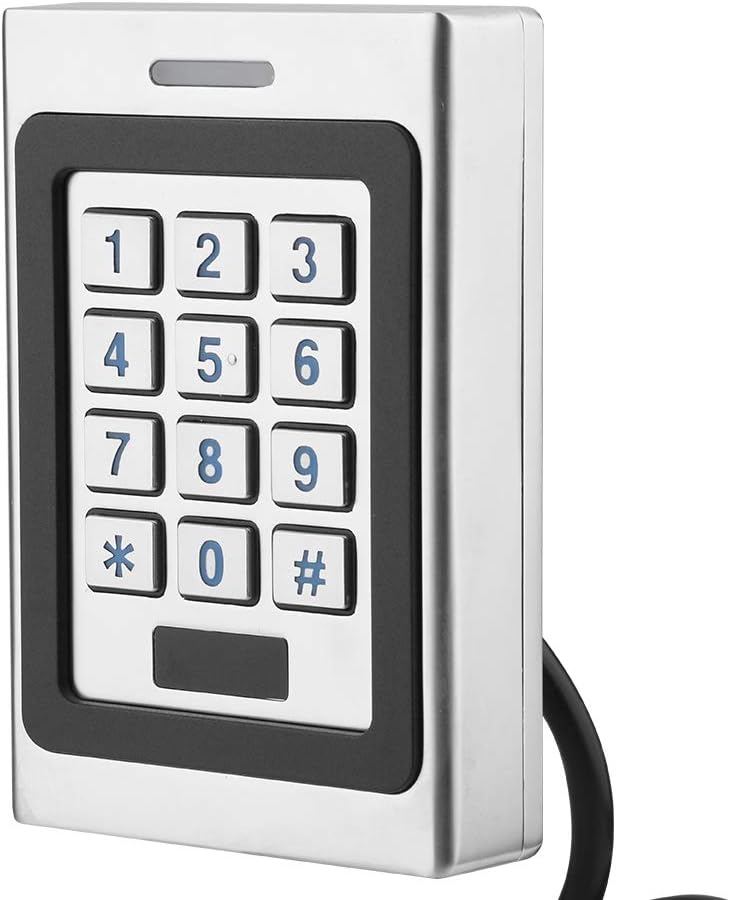 Rfid-näherungssensor-türschloss, Kartenzugangskontrollsystem, Elektronischer Rfid-kartenleser Mit Hintergrundbeleuchteter Tastatur, Geeignet Für Privathaushalte, Büros Und Fabriken.
