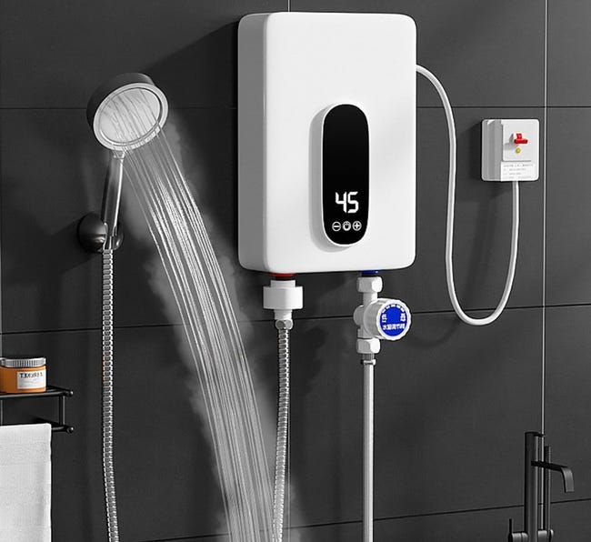 Tragbare Und Sofort Einsatzbereite Elektrische Warmwasserbereiter Für Bad, Dusche Und Küche. Ohne Schnickschnack.