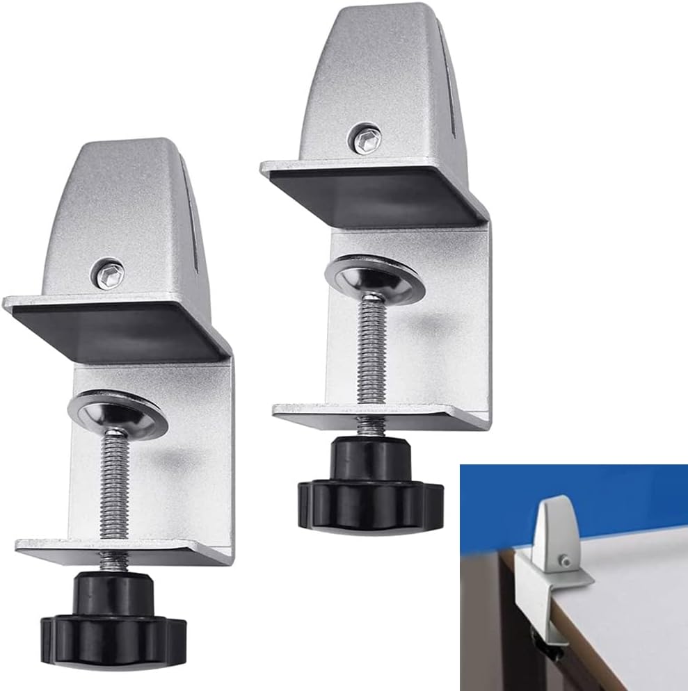 Zwei Verstellbare Glasklemmen Aus Aluminiumlegierung, Geeignet Für Acryl-tischplatten, Trennwandträger Und Sichtschutzwände Geeignet Für 32-zoll-sichtschutzwände.