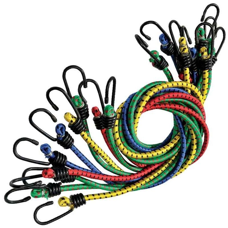 Elastische Kordel Mit Haken, 10er-packung, 80 Cm Elastische Kordel (farbe)hohe Qualität, Die Ideale Wahl Für Familien.