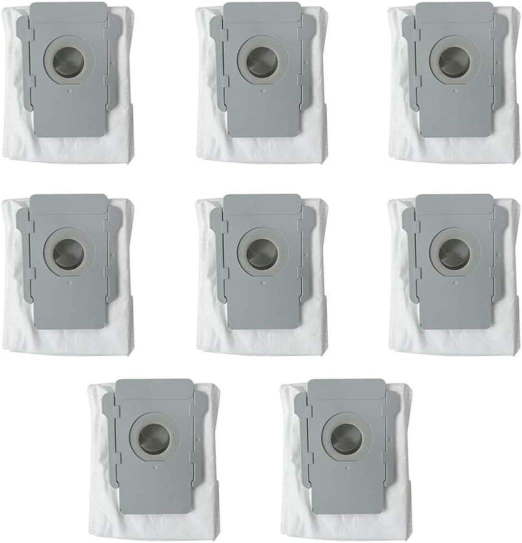 Packung Mit 8 Einweg-staubbeuteln, Kompatibel Mit Den Selbstreinigenden Saugrobotern Irobot Roomba I7 I7+ / I7 Plus E5 E6 E7 S9 S9+, Inklusive Staubbeutel-zubehörset.