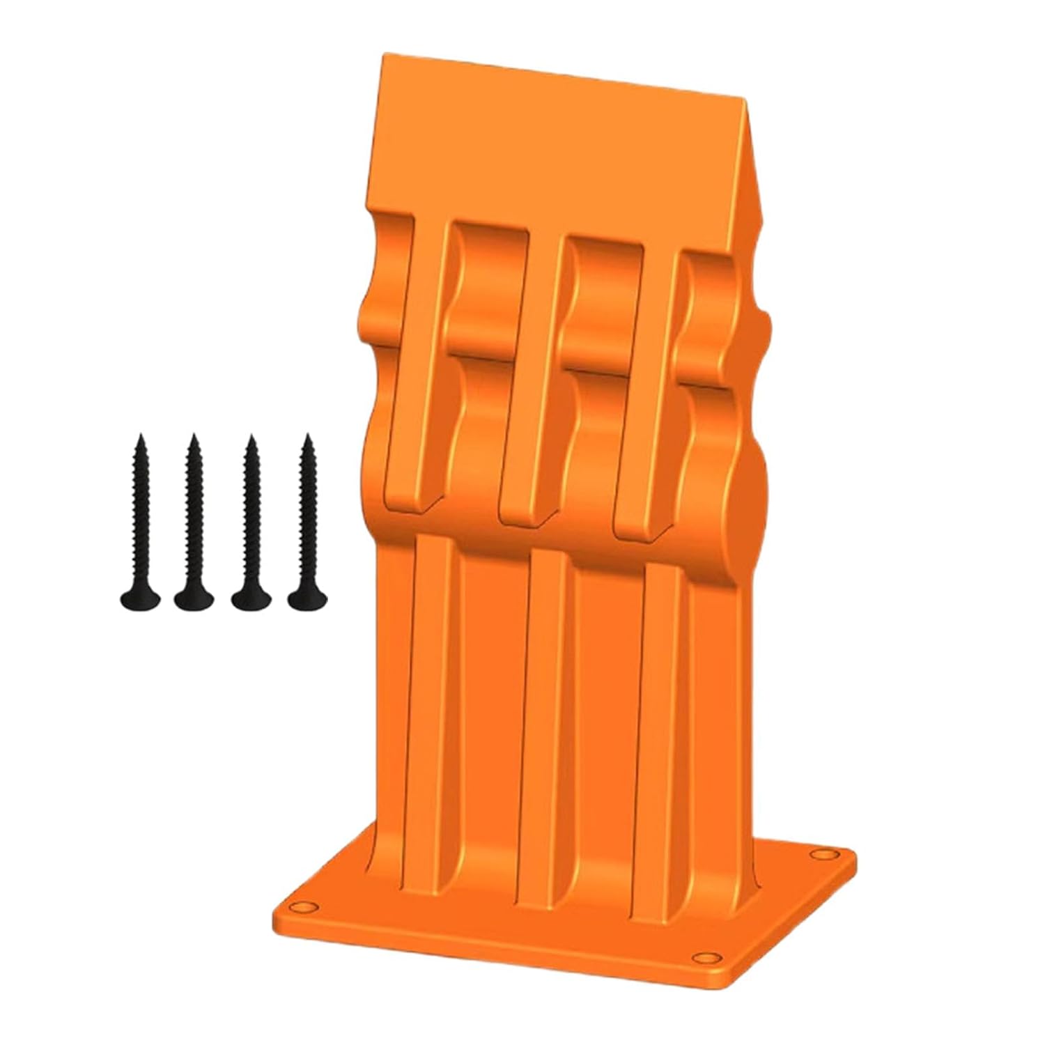 Manueller Holzspalter, Holzspaltwerkzeug, Multifunktionaler Holzspalter Aus Gusseisen, Orangefarbener Holzspalter