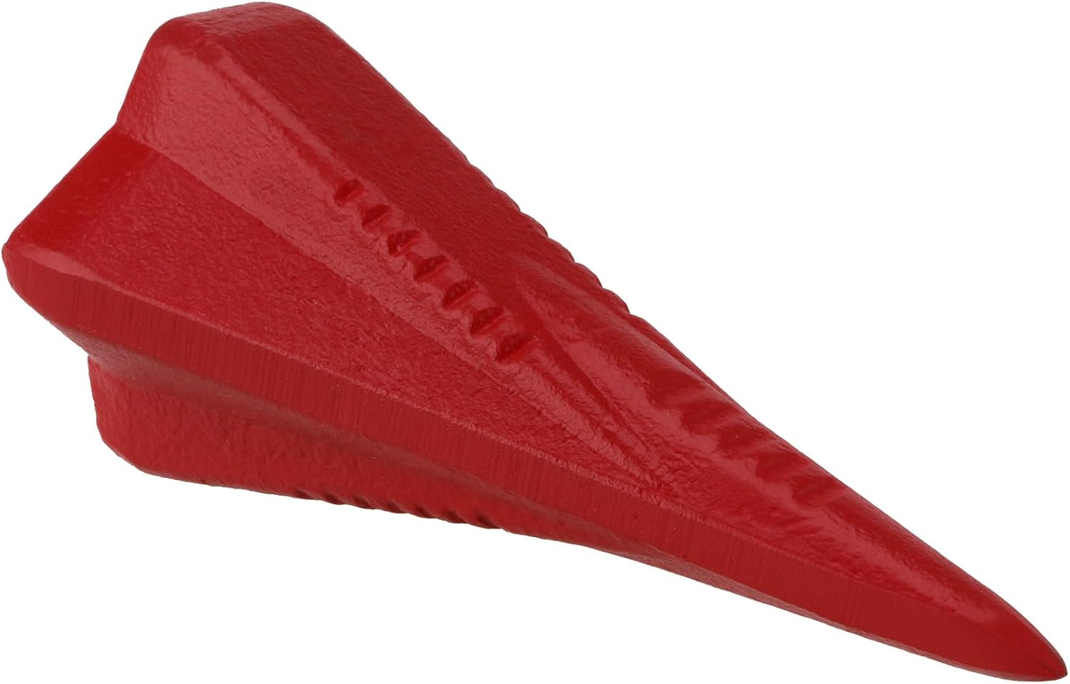 Diamantbeschichteter Spaltkeil, Robuster 4-wege-holzspalter Aus Stahl Zum Fällen Und Spalten Von Holz – Rot, 1,8 Kg