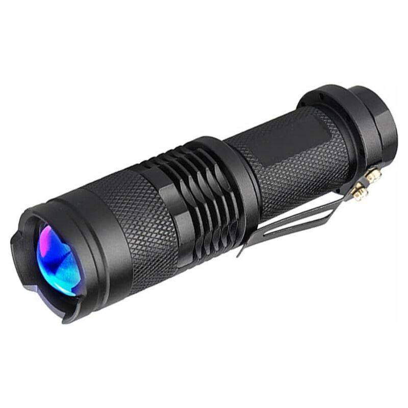 Uv-taschenlampe, 365 Nm Wellenlänge, Violettes Led-licht, Zoombarhohe Qualität, Die Ideale Wahl Für Familien.
