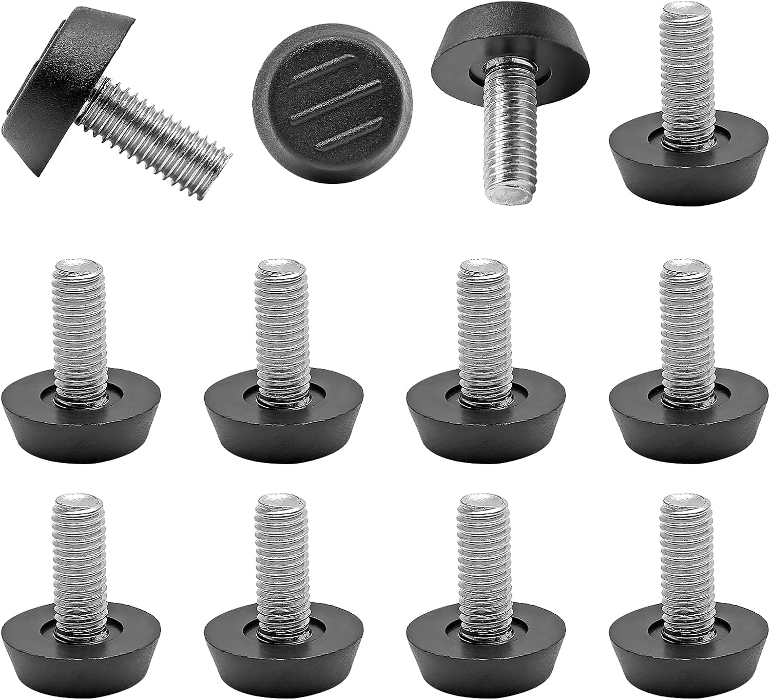 Verstellbare Möbelfüße, Schraubfüße M8 X 23 Mm (12 Stück)hohe Qualität, Die Ideale Wahl Für Familien.