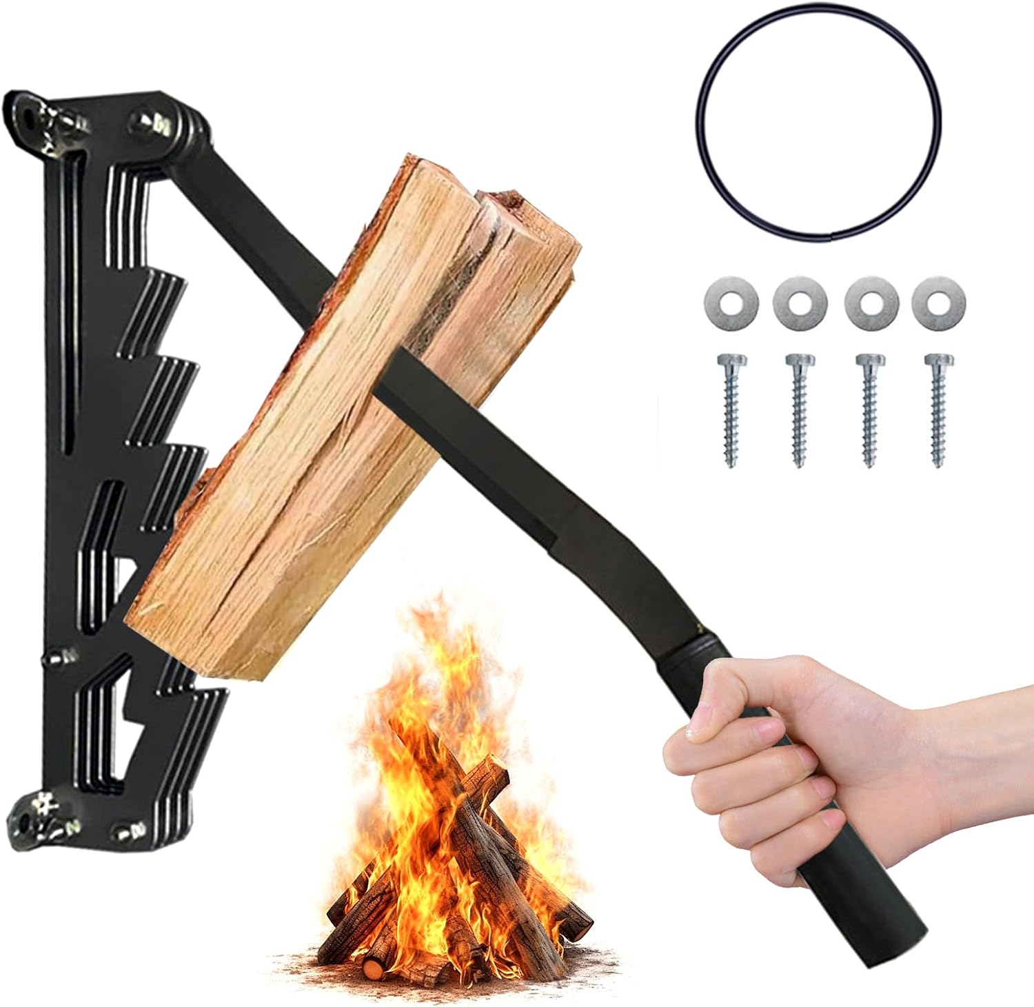 Wandmontierter Holzspalter – Manueller Holzspalter – Holzspalter Für Zuhause Und Camping