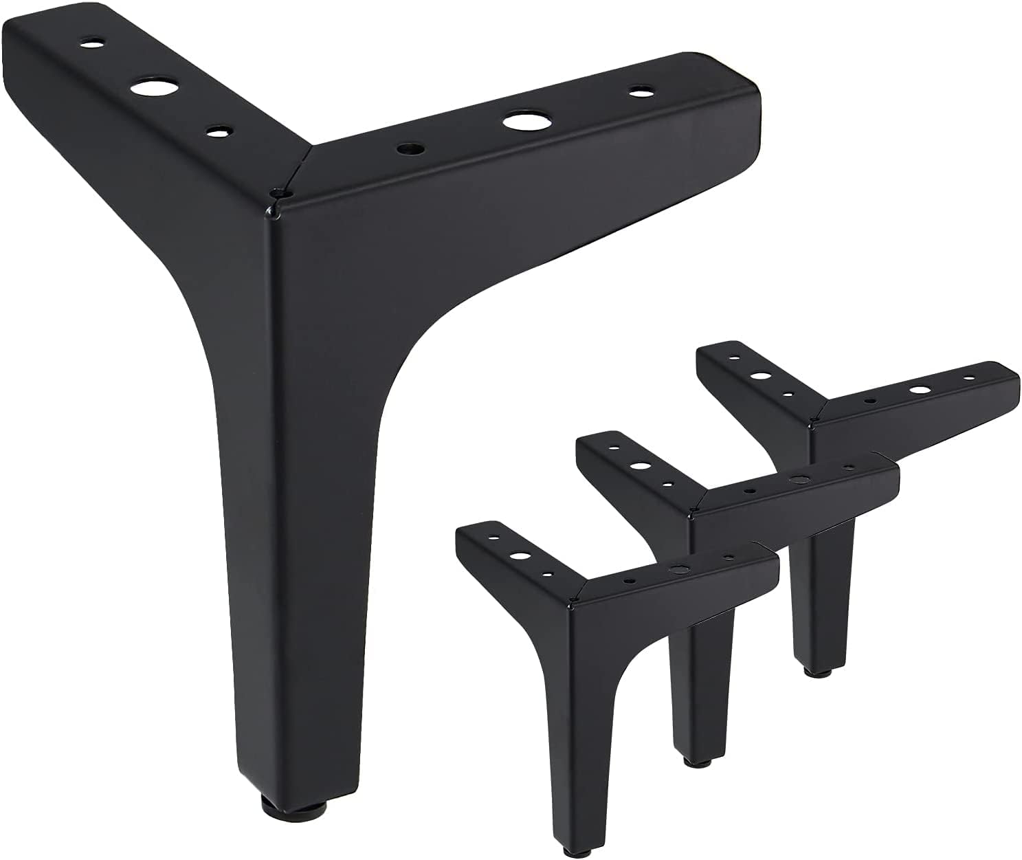 Moderne Möbelfüße, Ersatz-möbelfüße, 13 Cm Hoch, 4er-set (schwarz)hohe Qualität, Die Ideale Wahl Für Familien.