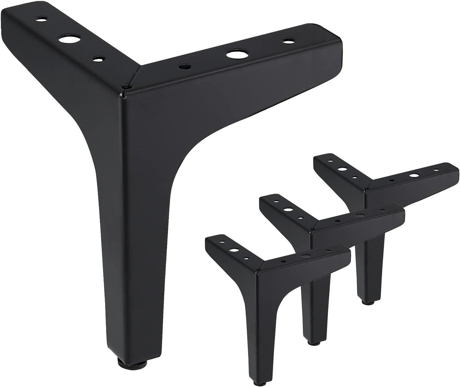 Moderne Möbelfüße, Ersatzmöbelfüße, 15 Cm Hoch, 4er-set (schwarz)hohe Qualität, Die Ideale Wahl Für Familien.