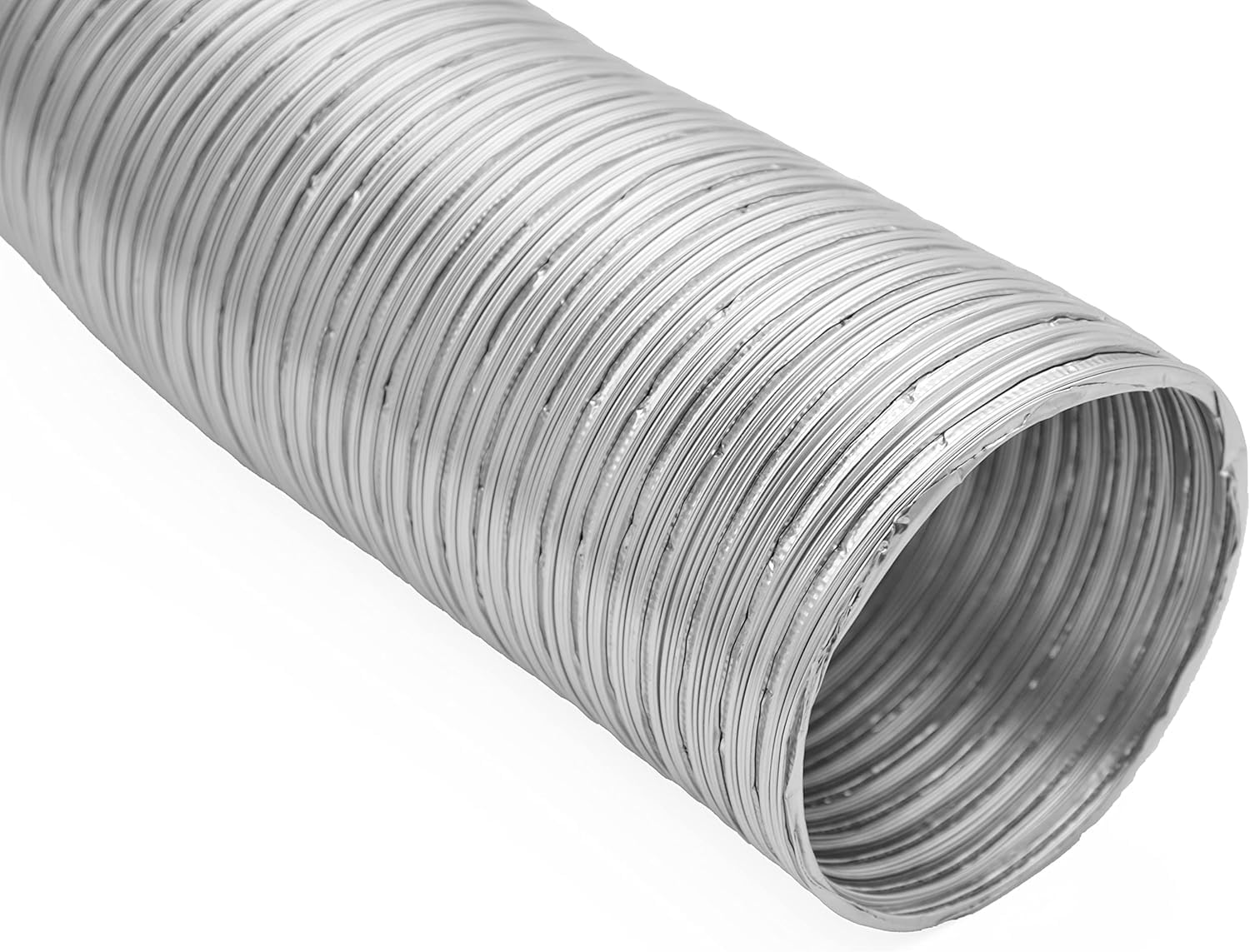 Flexibler Aluminiumschlauch – Geeignet Für Lüftungskanäle, Luftauslässe Und Mobile Klimageräte – 153 Mm X 1,5 M