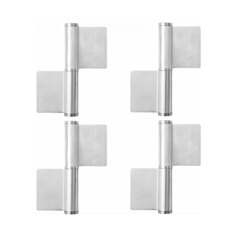 Geschweißte Scharniere, Schweißstäbe Aus Edelstahl Für Metalltüren, 130 Mm Länge (4er-packung)