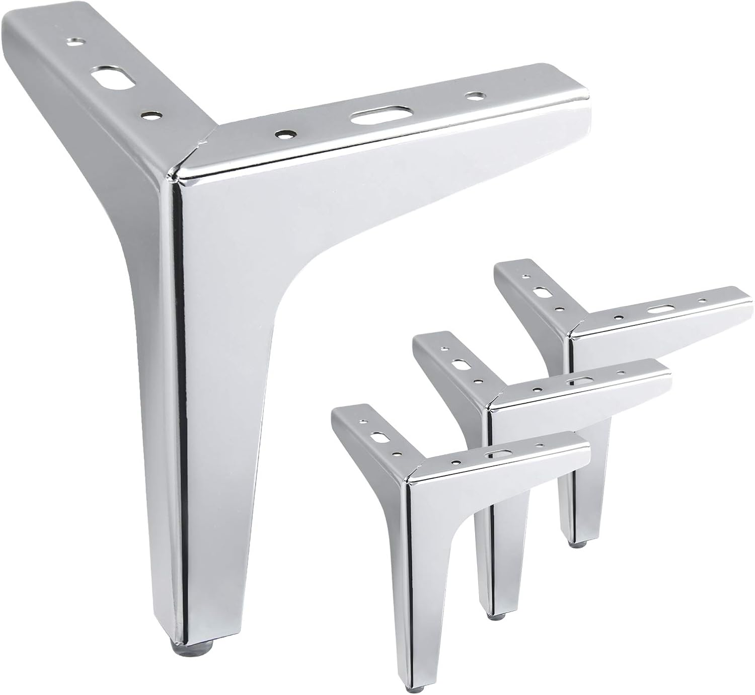Moderne Möbelfüße, Ersatzmöbelfüße, 15 Cm Hoch, 4er-set (silber)hohe Qualität, Die Ideale Wahl Für Familien.