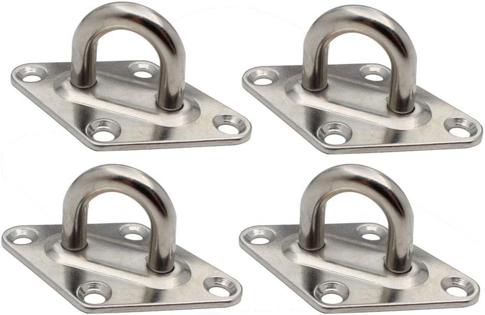 Hochleistungs-deckenanker-ösenplatte, 5 Mm Edelstahl-öse, 4er-packhohe Qualität, Die Ideale Wahl Für Familien.