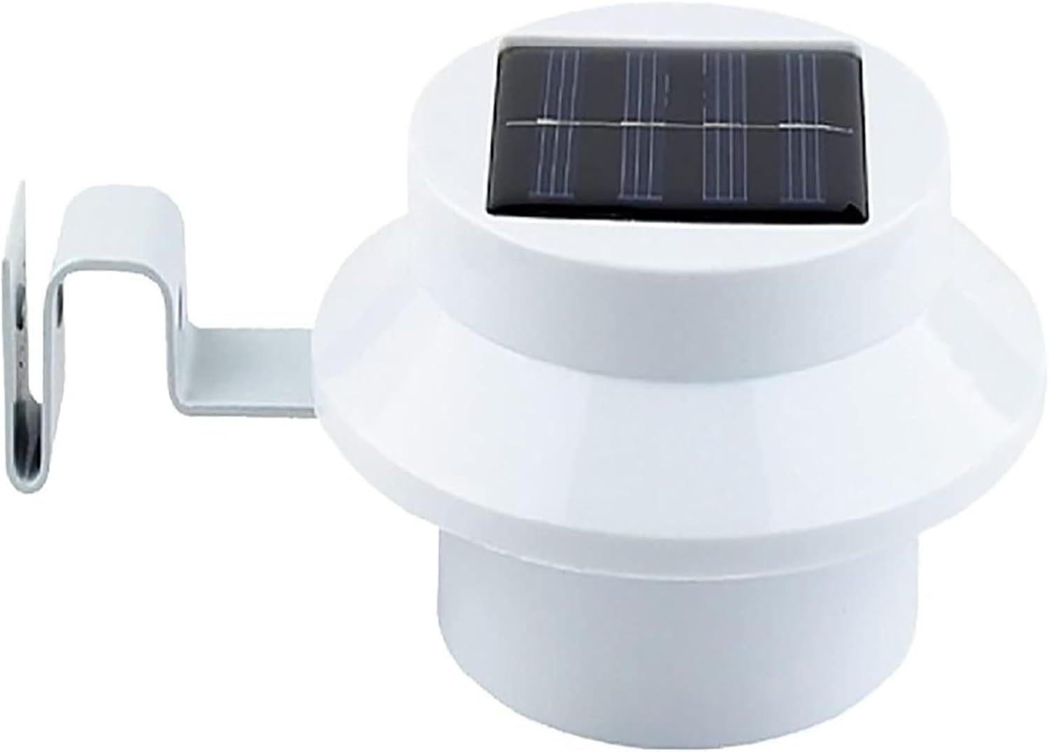 Solarbetriebene Dachrinnenleuchte Für Gartenzäune, Warmweißes Licht, Weißhohe Qualität, Die Ideale Wahl Für Familien.