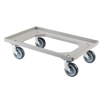 BS Rollen Allzweckrollersammler mit Platte TPR, Grau, TK 250kg