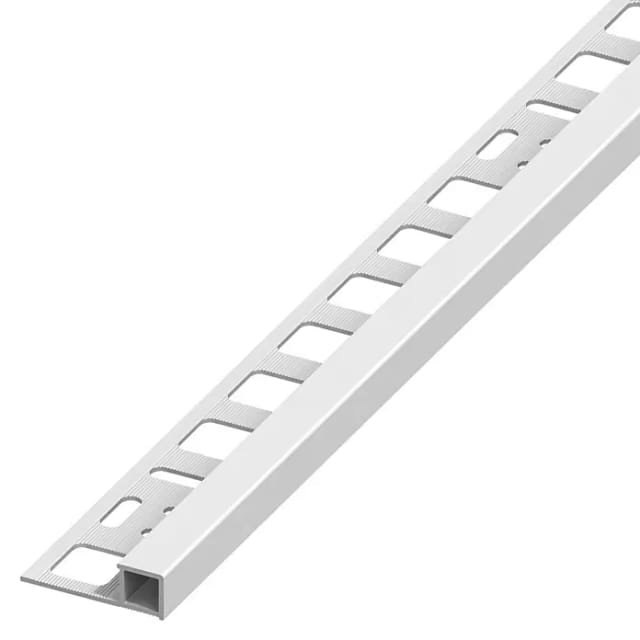 alfer Quadratprofil 1 m, 12.5 x 19.5 mm Aluminium eloxiert silber Vierkantrohre