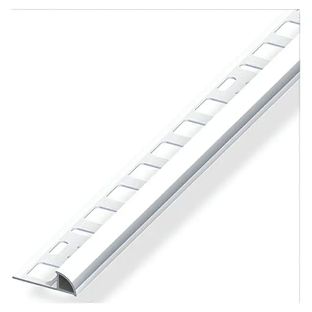 Alfer Viertelkreisprofil Aluminium Chrom-optik Fliesenschienen