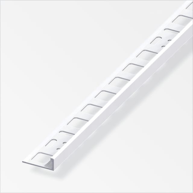 alfer Winkelprofil Aluminium beschichtet brillantweiß Winkelprofile